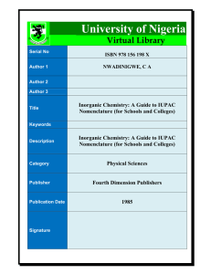 - University Of Nigeria Nsukka