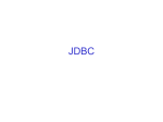 JDBC