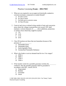 Evaluation and Practice Test - E Light Safety, Training and