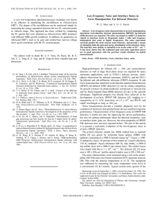 Low-Frequency Noise and Interface States in GaAs Homojunction