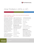 Atrial Fibrillation Fact Sheet