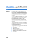 High-Speed Differential Signaling in Cyclone Devices