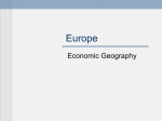 Europe Economic Geography Powerpoint