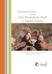 2002 Biodiversity Audit - Department of Parks and Wildlife