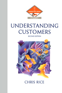 Understanding Customers (Marketing)