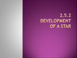 2.5.2 development of a star