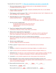 Taxonomy Review Answers 2012 *** Please note: numbering on