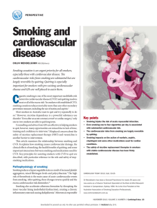 Smoking and cardiovascular disease