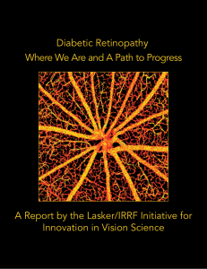Diabetic Retinopathy Where We Are and A Path to Progress A