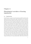 Chapter 2 Physiological correlates of hearing impairment