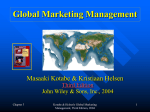 GLOBAL MARKETING MANAGEMENT by MASAAKI KOTABE