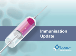 Immunisation update