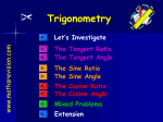Trigonometry - Holy Cross High School