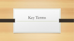 Key Terms PowerPoint