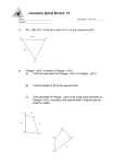 Geometry Review #1 - Scott County Schools