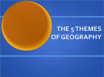 5 Themes of Geography - University of Sioux Falls