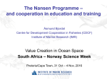 The Nansen Programme – and cooperation in education and training