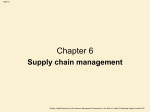 Restructuring the supply chain