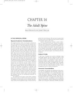 The Adult Spine - McGraw-Hill