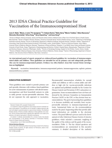 2013 IDSA Clinical Practice Guideline for