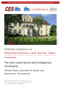 The Zero Lower Bound and Endogenous Uncertainty