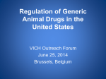 What is a Generic New Animal Drug?