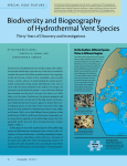 Biodiversity and Biogeography of hydrothermal Vent Species