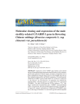 Molecular cloning and expression of the male sterility - Funpec-RP