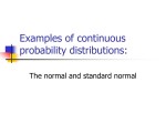 Normal approximation