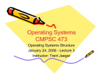 Operating Systems CMPSC 473