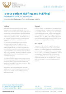 Is Your Patient HuFfing and PuEFing? (HFPEF)