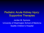 Current Approaches to Renal Supportive Therapy and AKI