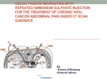 celiac plexus neurolysis with repeated ammonium sulphate injection
