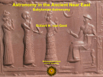Astronomy in the Ancient Near East
