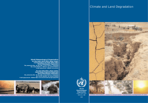 Climate and Land Degradation - Integrated Drought Management