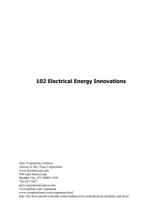 102 Electrical Energy Innovations