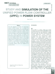 STUDY AND SIMULATION OF THE UNIFIED POWER FLOW