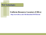 Uniform Resource Locators (URLs)