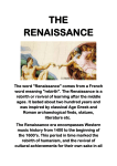The Renaissance era encompasses Western music
