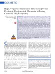 High-Frequency Radiowave Electrosurgery for Persistent