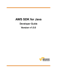 AWS SDK for Java Developer Guide