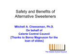 Safety and Benefits of Alternative Sweeteners-2016