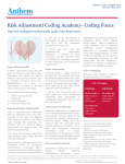 Risk Adjustment Coding Academy- Coding Focus