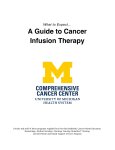 What To Expect… A Guide To Cancer Infusion Therapy