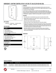 emergency lighting control relay (120 or 277) 6a (elcr-xxx-6a-234)