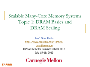 DRAM - CMU (ECE) - Carnegie Mellon University