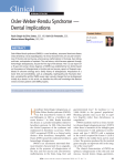 Osler-Weber-Rendu Syndrome — Dental Implications