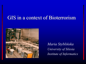 GIS in context of bioterroryzm