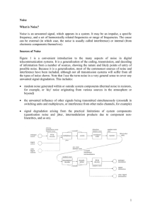 Noise - Moodle