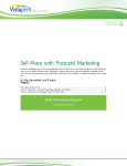 Sell More with Postcard Marketing Sell More with